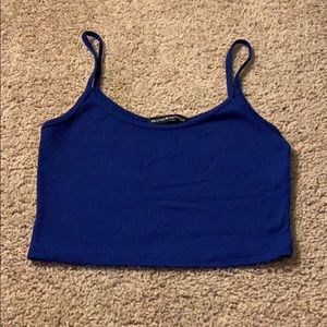 Blue tank